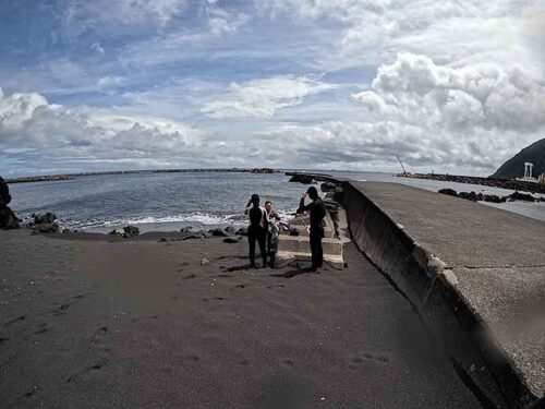 概ね落ち着く底土の海へ行きまして