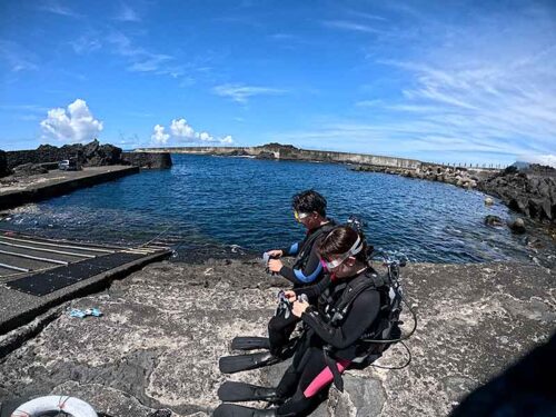 落ち着いていた八重根の海へ行きまして