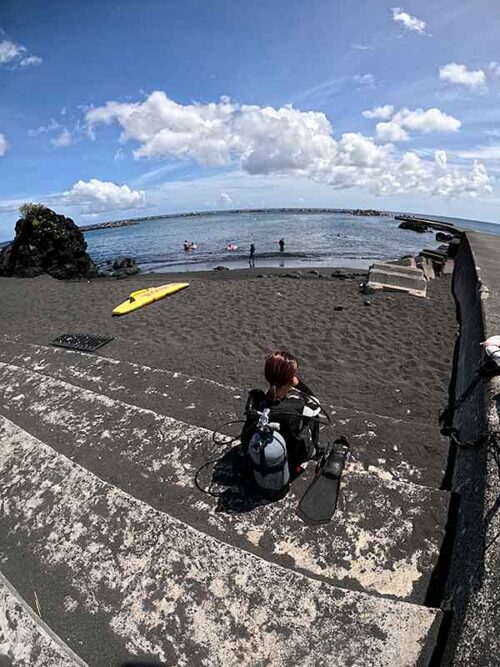 概ね落ち着いていた底土の海へ行きまして