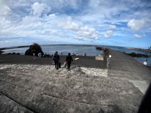 概ね凪ぎな底土の海へ行きまして