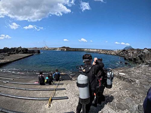 概ね落ち着く八重根の海へ行きまして