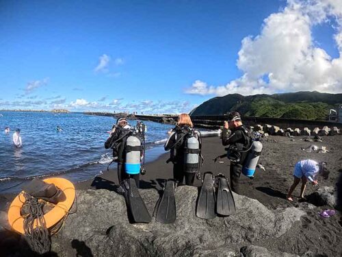 概ね落ち着いていた底土の海へ行きまして