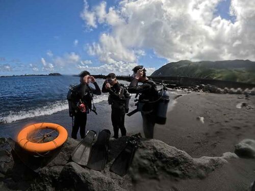 若干うねりはあるが底土の海へ行きまして