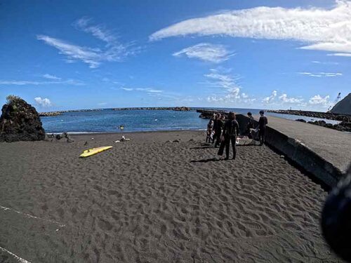 概ね落ち着いていた底土の海へ行きまして