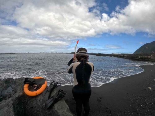 うねりはあるが底土の海へ行きまして