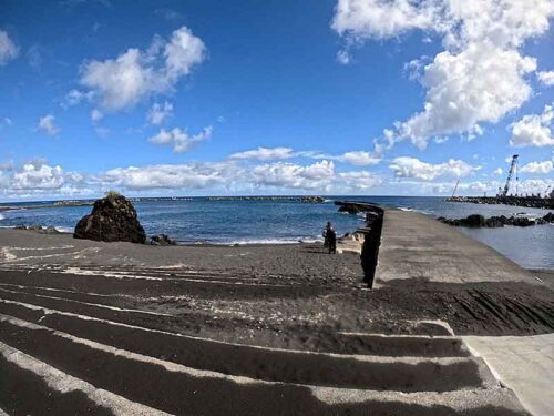 うねりはあるが底土の海へ行きまして