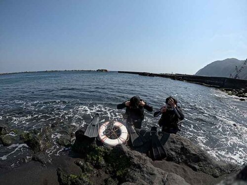 概ね落ち着いていた底土の海へ行きまして