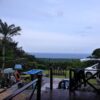 青空あるが雲は増えてはきていた5/1の八丈島