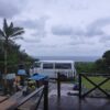 時折日差しは差しこむが雲は広がっていた5/9の八丈島