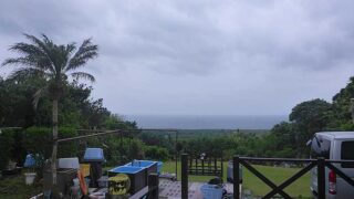 雨は降ったり止んだりで涼しくなってた5/12の八丈島