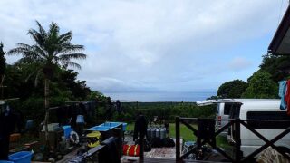 爽やかな青空が広がっていた6/21の八丈島