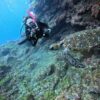 少し雲ある八丈島、若干うねりはあるが八重根で【体験ダイビング】