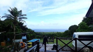 雲は多く落ち着かない空模様となっていた6/24の八丈島