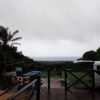 雲は広がり湿気っぽい天気となっていた6/27の八丈島
