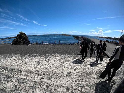 概ね落ち着いてた底土の海へ行きまして