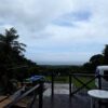 朝方風は強くはあるが次第に弱まってきていた8/1の八丈島
