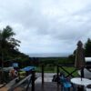 早めのうちは雲は多いが青空広がってきていた8/14の八丈島