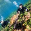 青空続く八丈島、概ね落ち着いていた底土で【体験ダイビング】