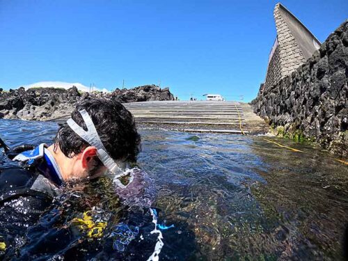 穏やかな浅いところで色々練習していって