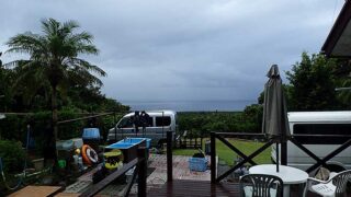 グズつく天気は次第に回復してきていた9/4の八丈島
