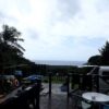 雲は広がり風も強めに吹いきて涼しくなっていた9/22の八丈島