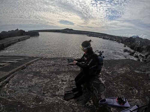 穏やかな八重根の海へ行きまして