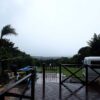 風は強めで雨も降り涼しくなっていた10/7の八丈島