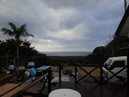 朝のショップから